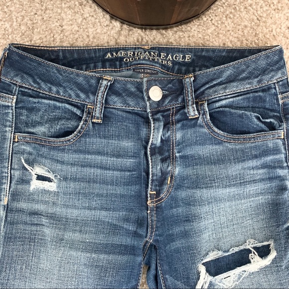 American Eagle Distressed Skinny Jeans - Picture 2 of 4